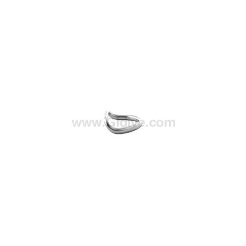 OMS Anilla D Doblada 5cm Inox