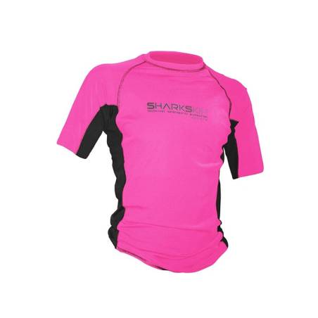 Sharkskin Camiseta Rapid Dry Manga Corta Pink