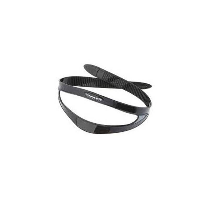 Atomic Aquatics Tira Máscara Silicona Negra