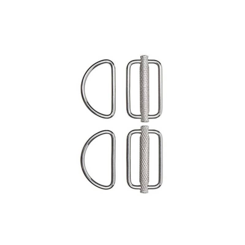 XDeep Anilla Deslizante 5cm Inox (2un.)