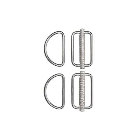 XDeep Anilla Deslizante 5cm Inox (2un.)